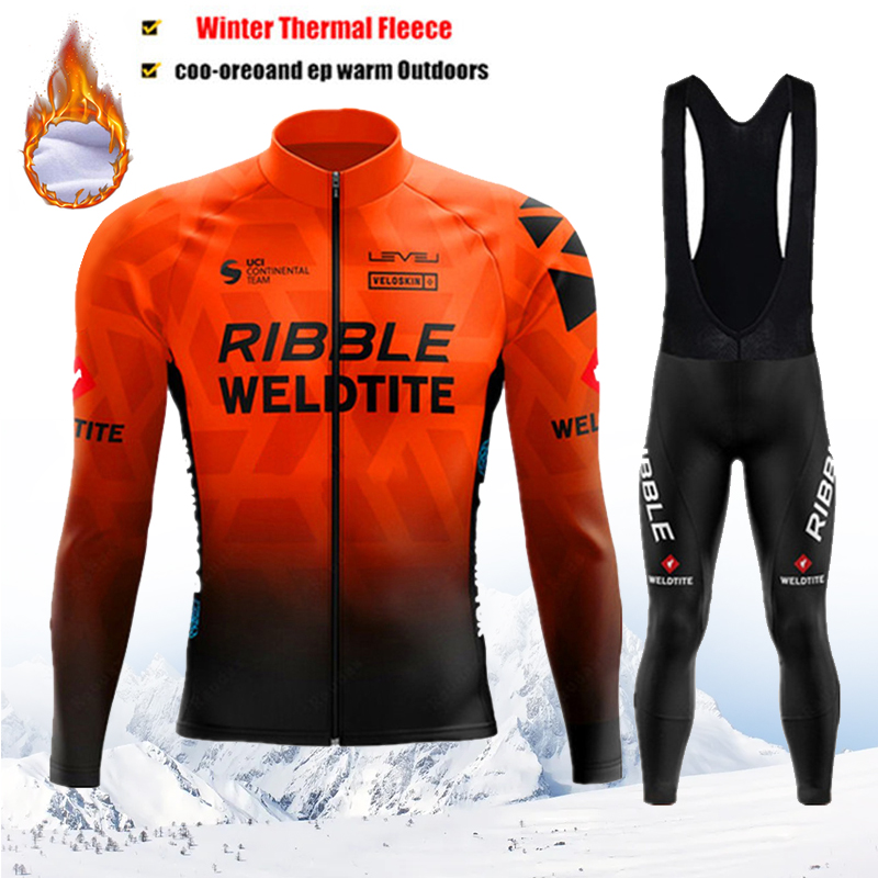 Cycling Gear For Winter - RIBBLE Winter Cycling Jersey Set Men