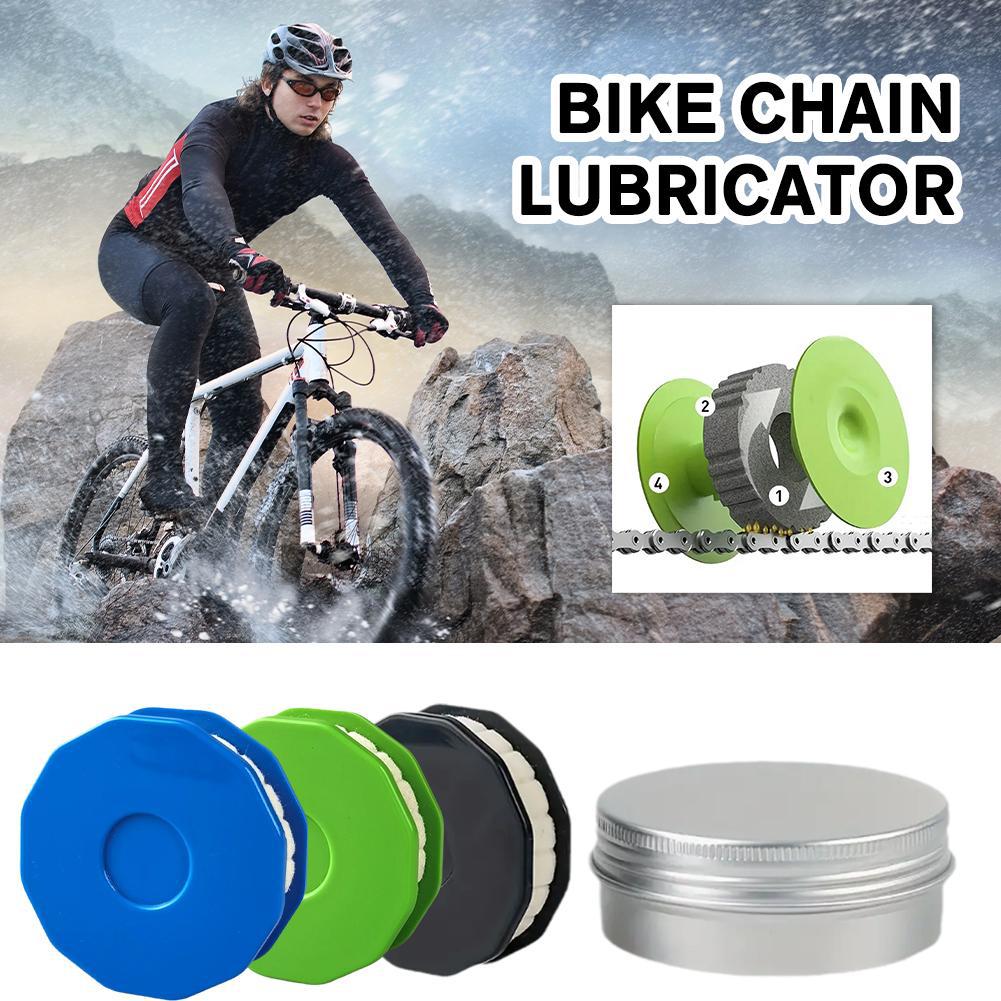 Bicycle Chain Lubricant - Portable Bicycle Chain Oiler Roller Lubricant