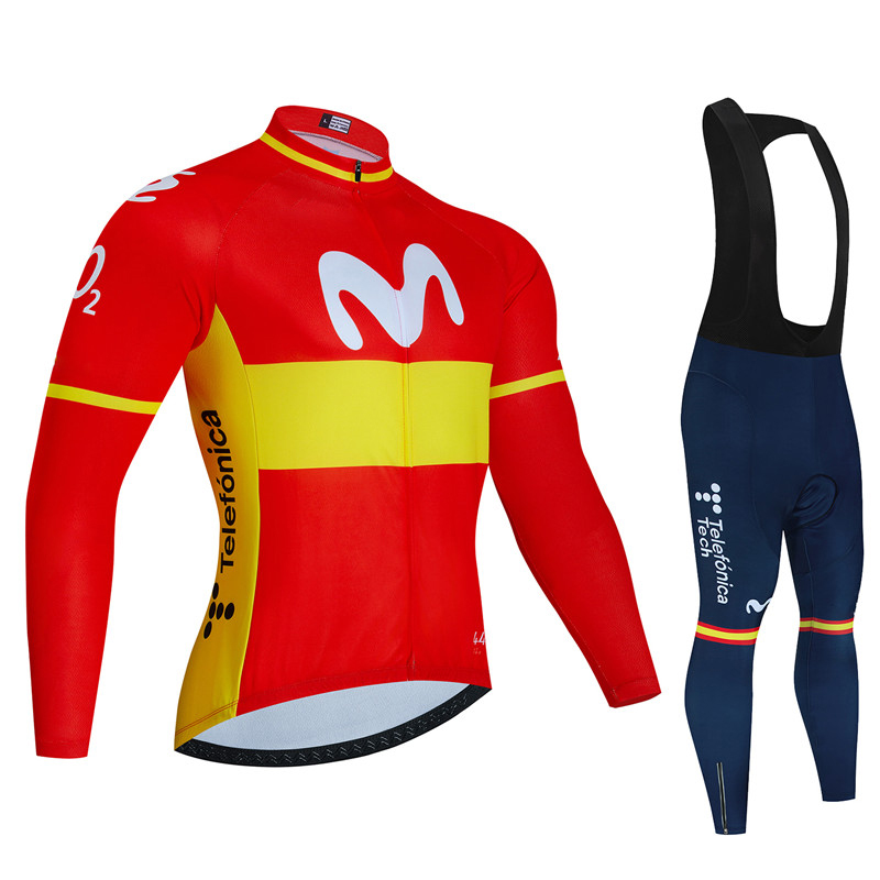 Spain Movistar Autumn Long Sle - огляд і ціна Cycling Gear Brands