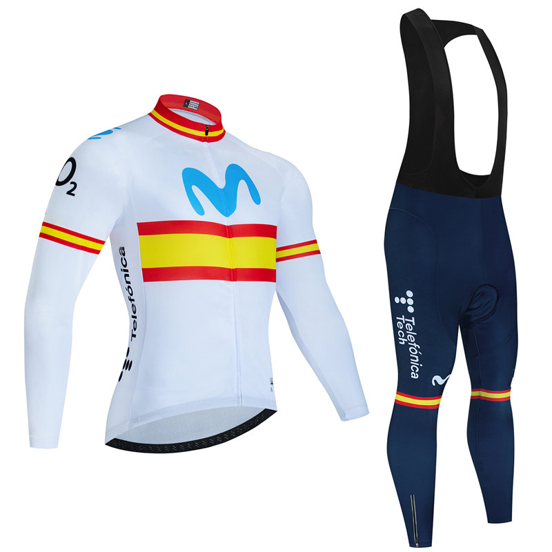 Spain Movistar Autumn Long Sle - огляд і ціна Cycling Gear Brands
