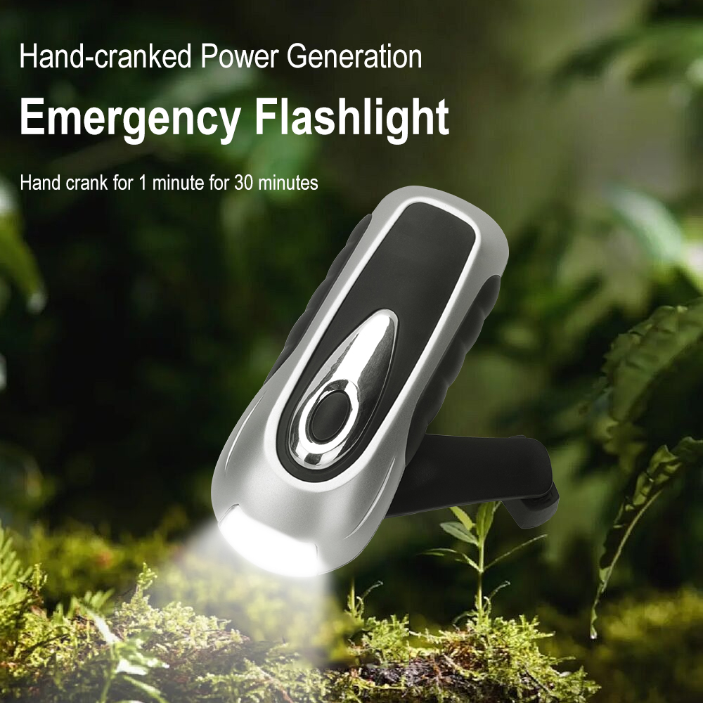 BORUIT LED Flashlight Hand Cra - огляд і ціна Bike Dynamo Light