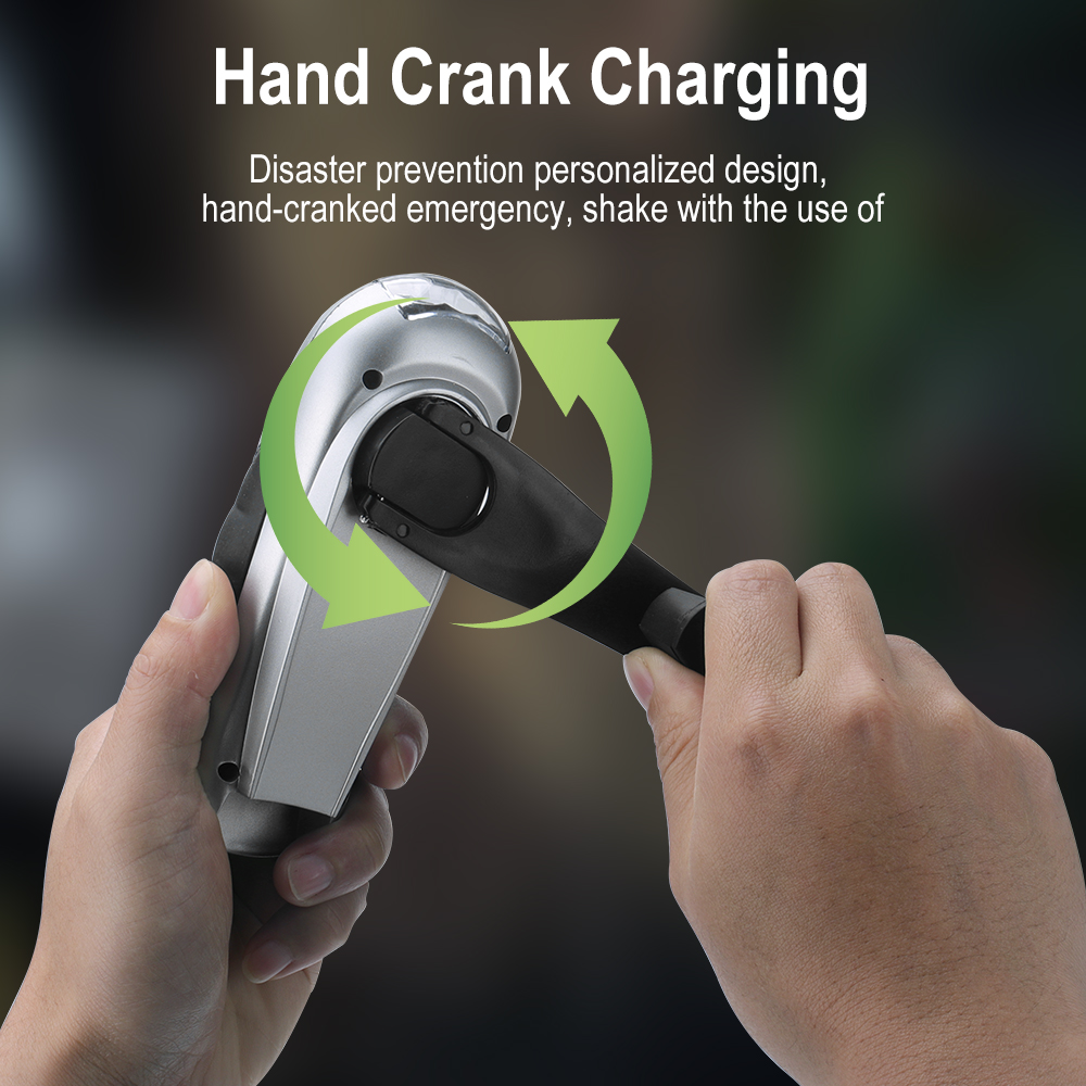 BORUIT LED Flashlight Hand Cra - огляд і ціна Bike Dynamo Light