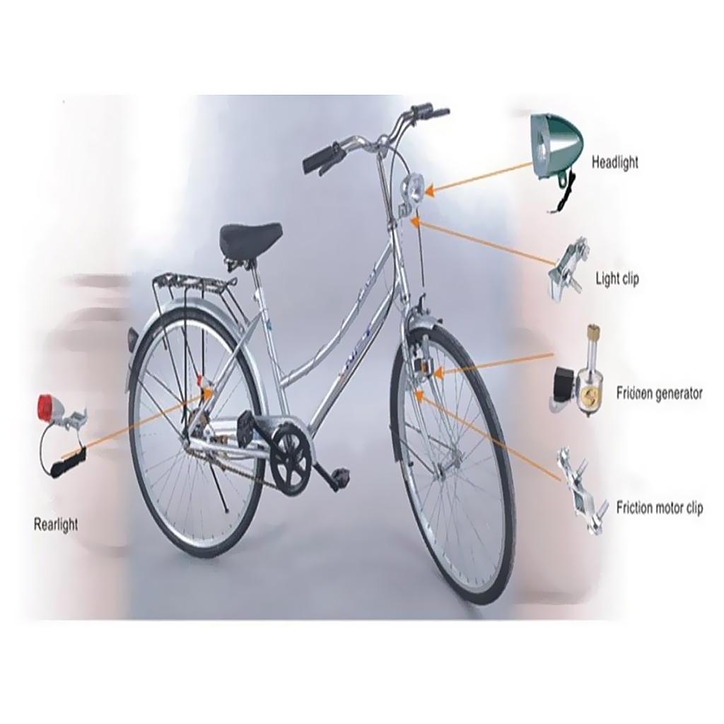 Dynamo Headlight Tail Light Ki - огляд і ціна Bike Dynamo Light